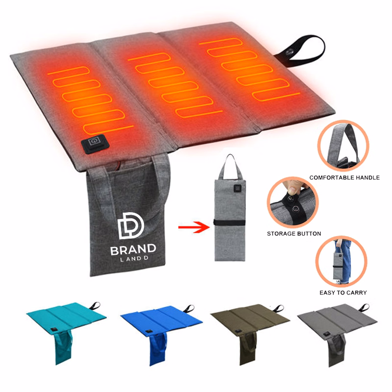 Portable Outdoor Lightweight Folding Heating Stadium Seat Cushion
