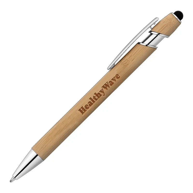 Engraved Bamboo Alpha Stylus Pen 1