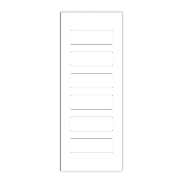 Click-It BLANK INSERT SHEET: 1" x 3" 1