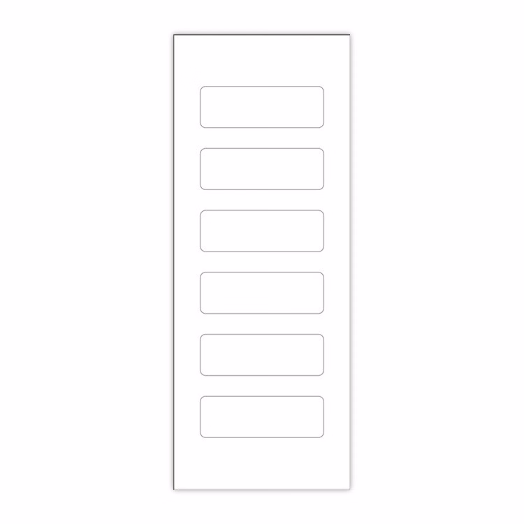 Click-It BLANK INSERT SHEET: 1" x 3"