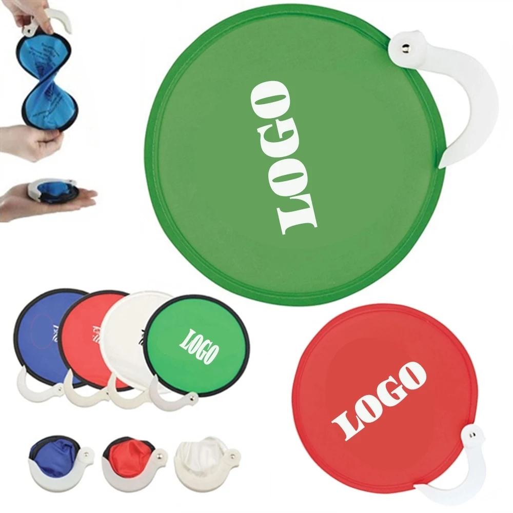 Foldable Nylon Fan With Pouch 1