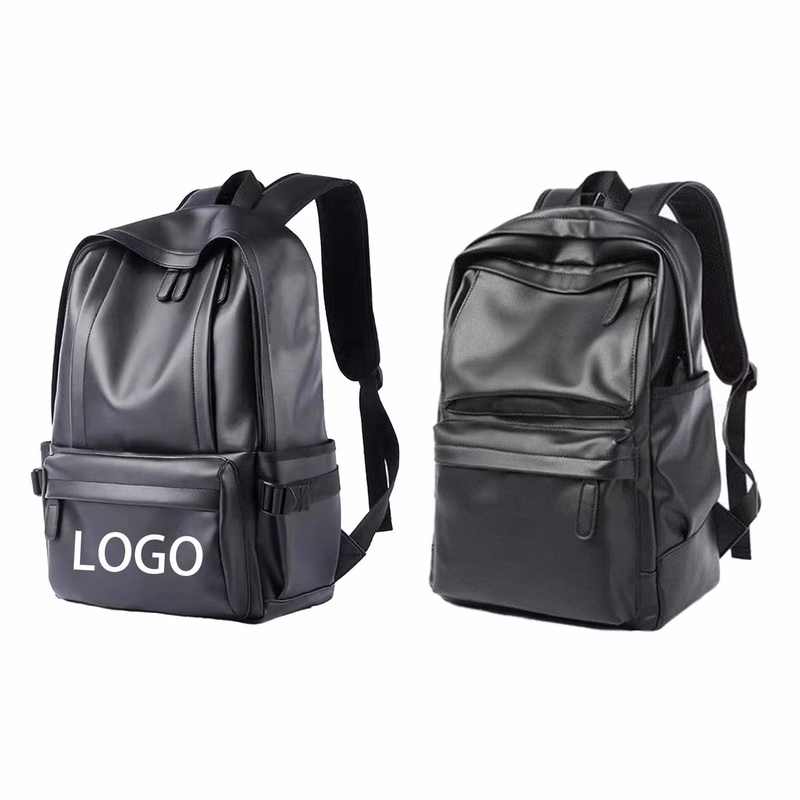 Leather Laptop Commute Backpack