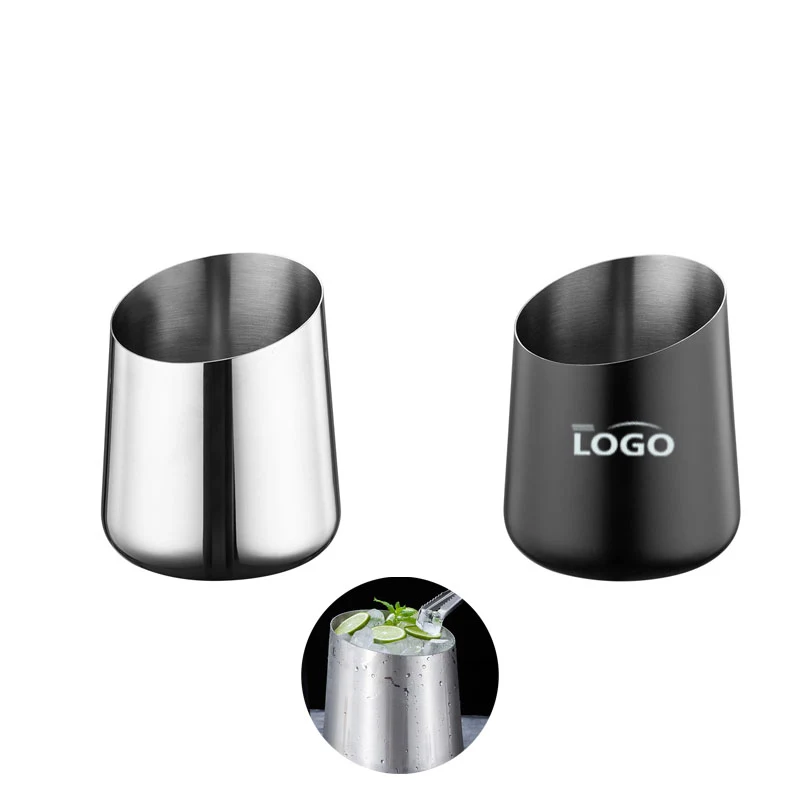 Stainless Steel Tilted Ice Bucket 1