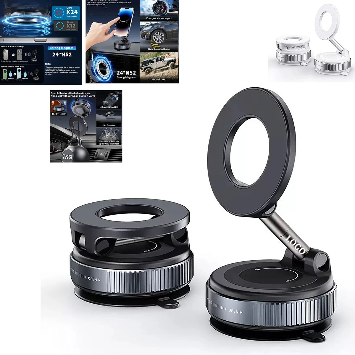 Magnetic Suction Phone Holder 1