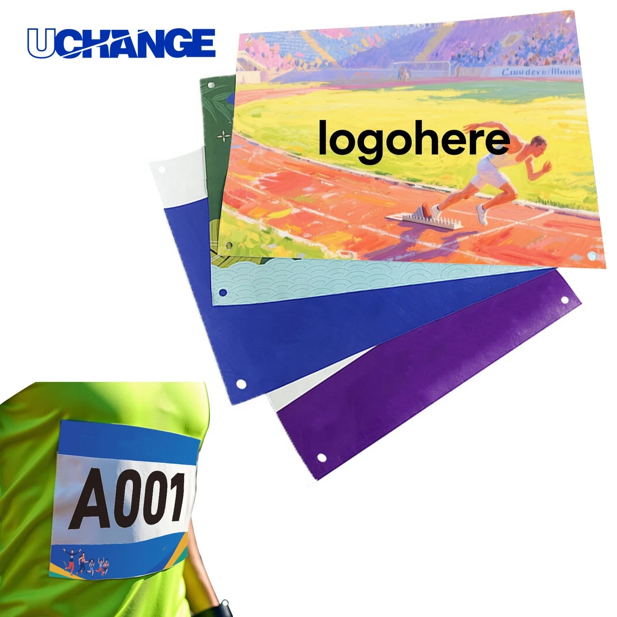 Running Race Bib 1