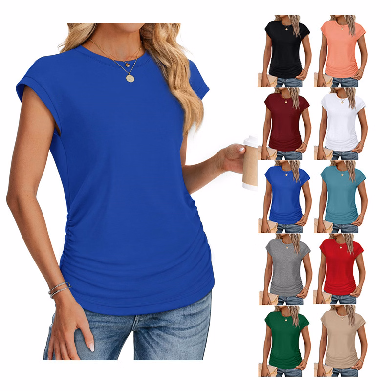 Trendy Cap Sleeve Tops T Shirts