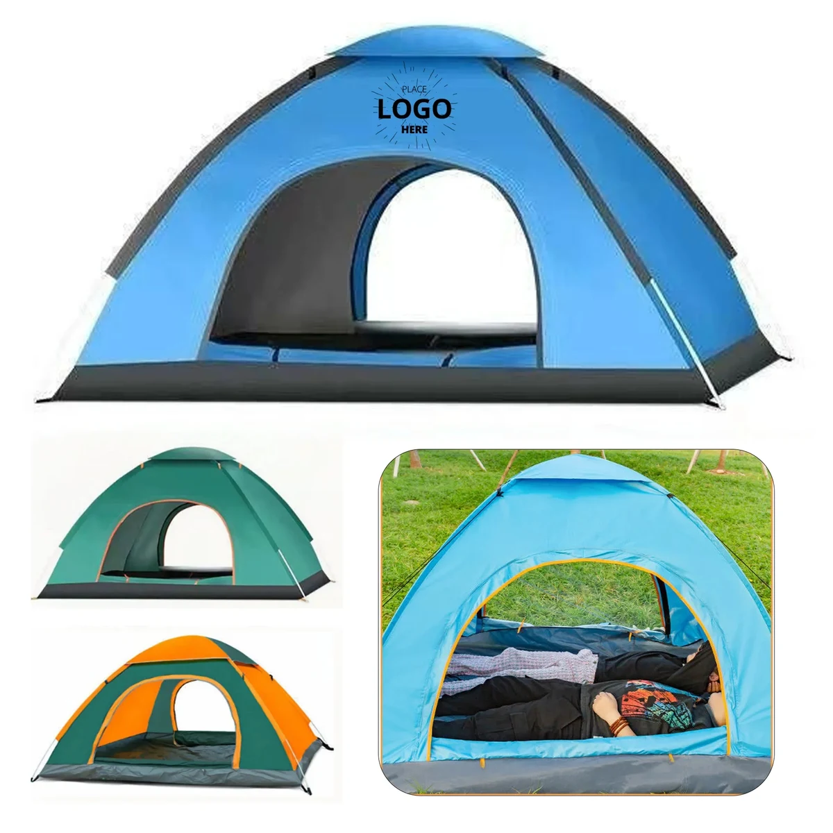 Outdoor Thick Windproof Camping Tent 1