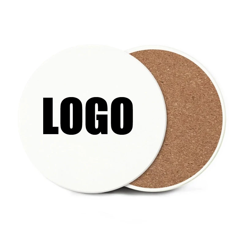 Custom Drink Coasters with Cork Base 1