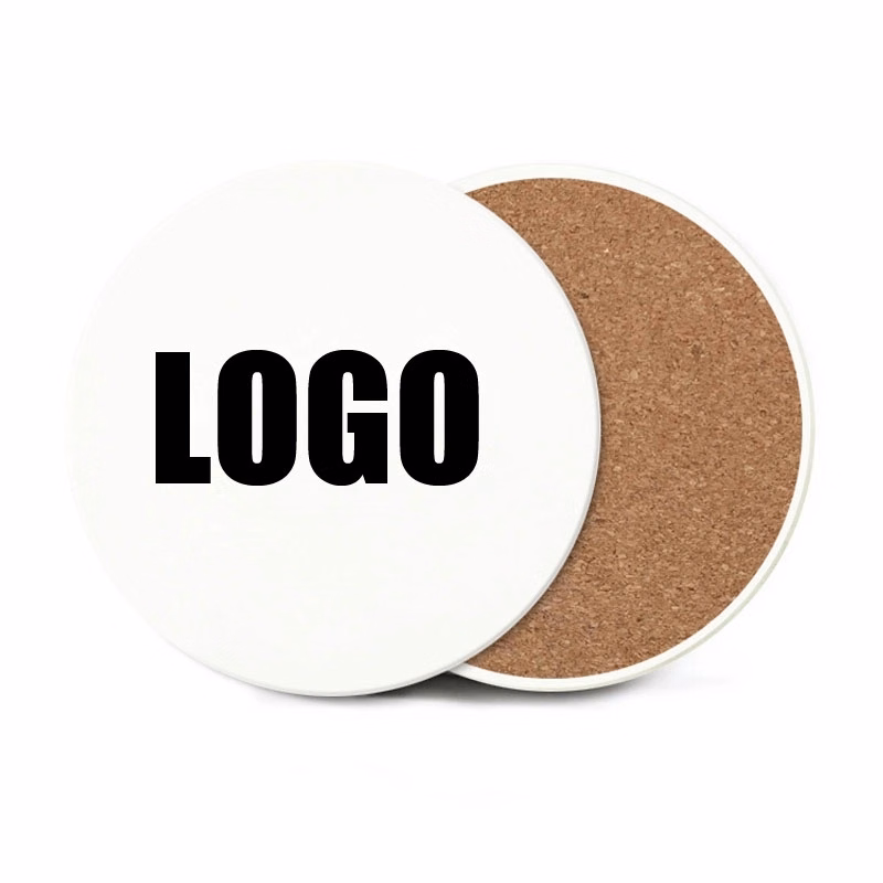 Custom Drink Coasters with Cork Base