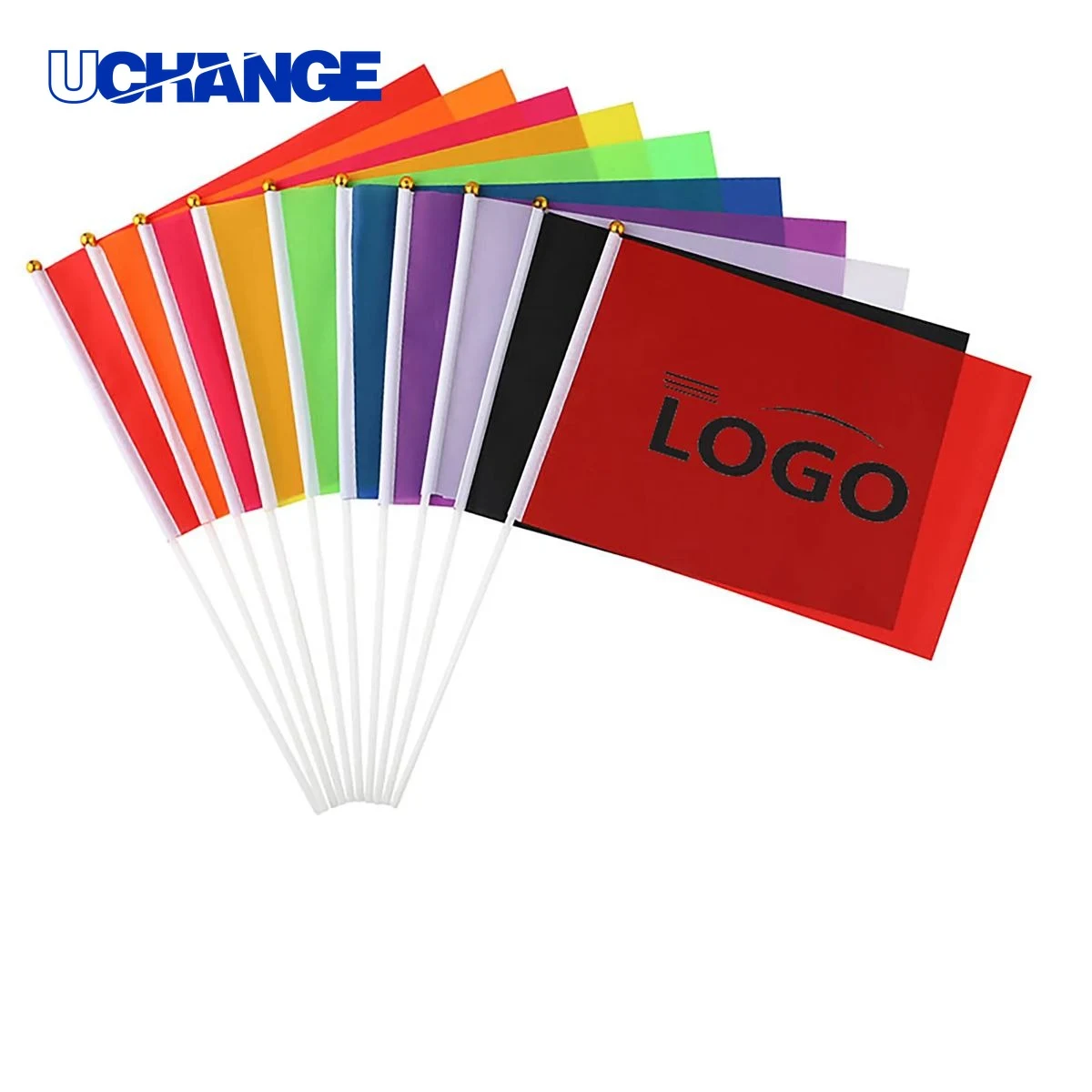 Full-Color Handheld Stick Flag 1