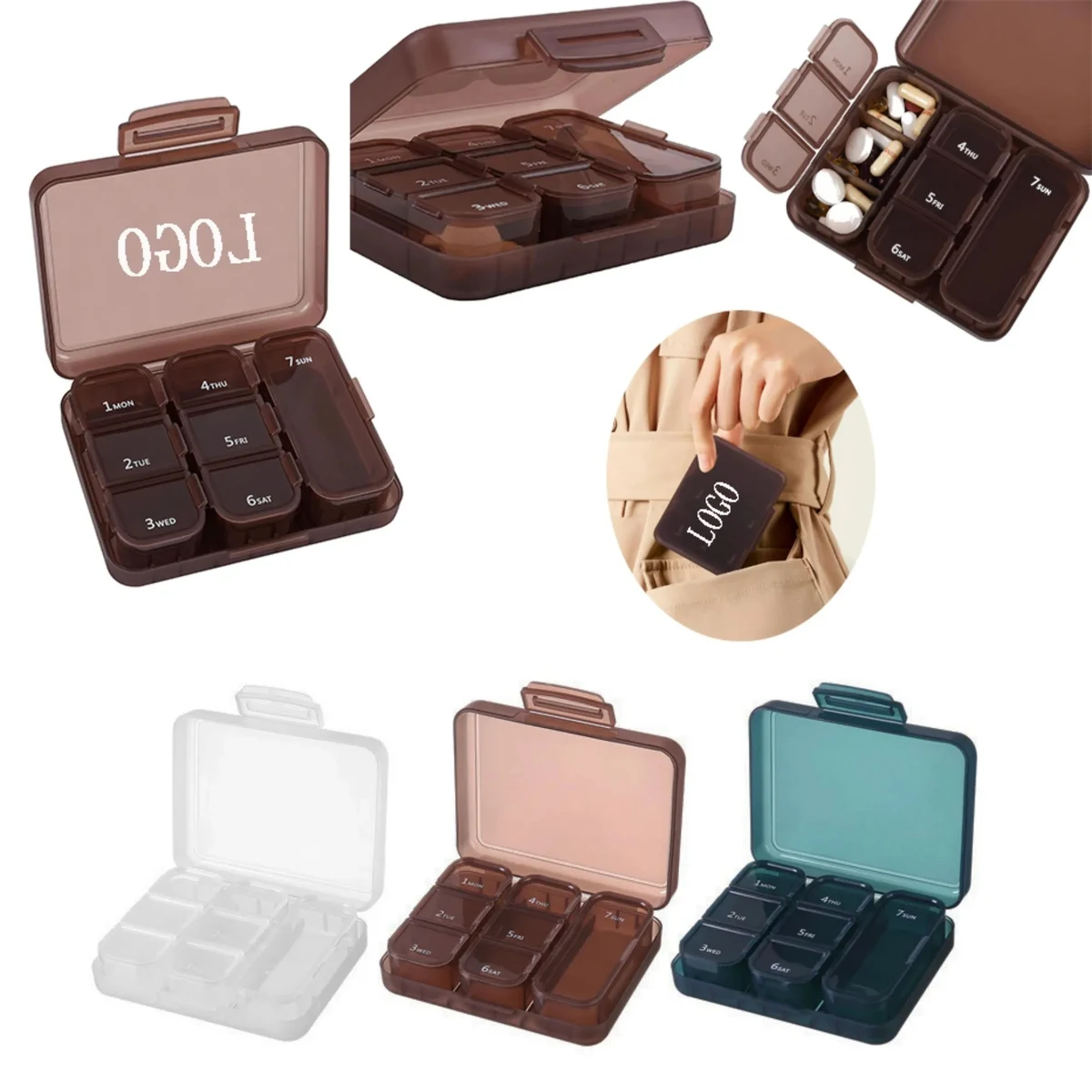 Daily Weekly Pill Holder Box 1