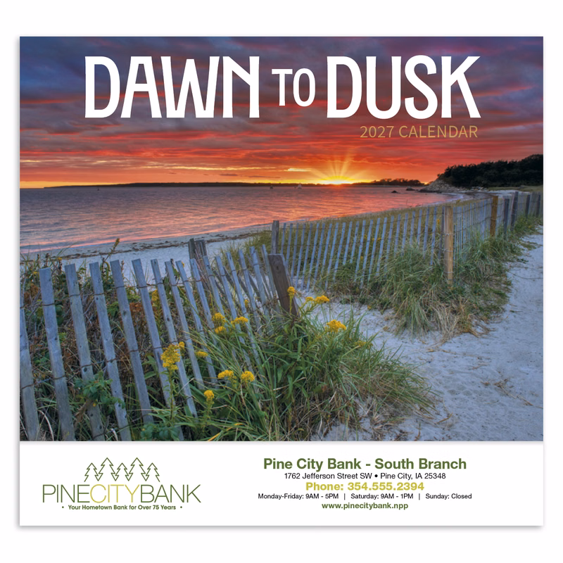 HotLine® Products Dawn to Dusk Appointment Calendar - Stapled