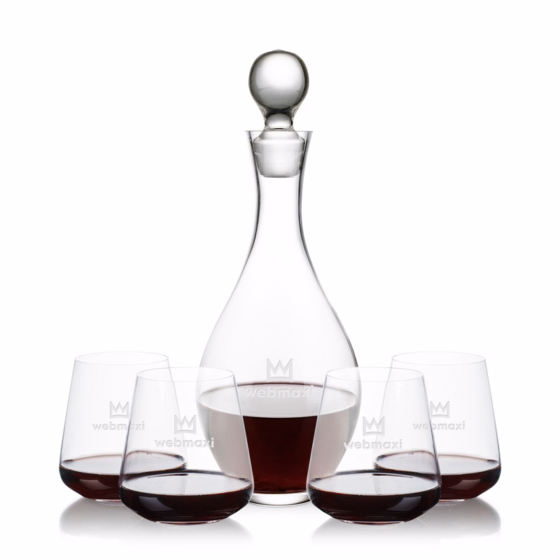 Briarwood Decanter & Breckland Stemless Wine Set