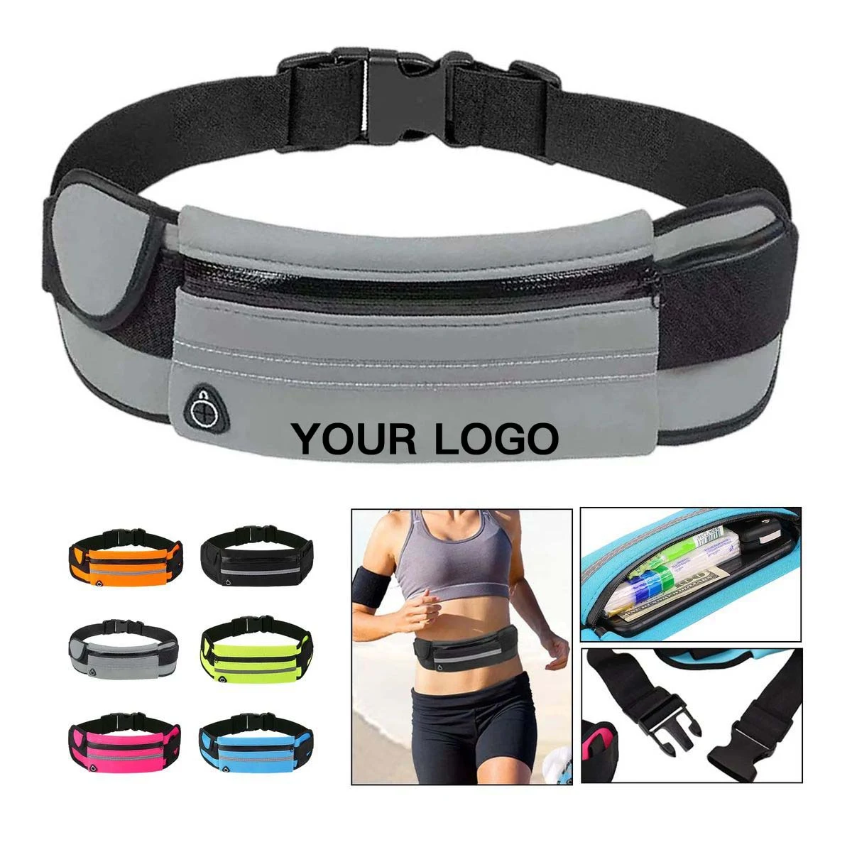 Water Resistant Outdoor Waist Pack for Fitness and Travel 1