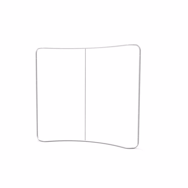 8' x 7.5' Curved Fabric Display Frame Only