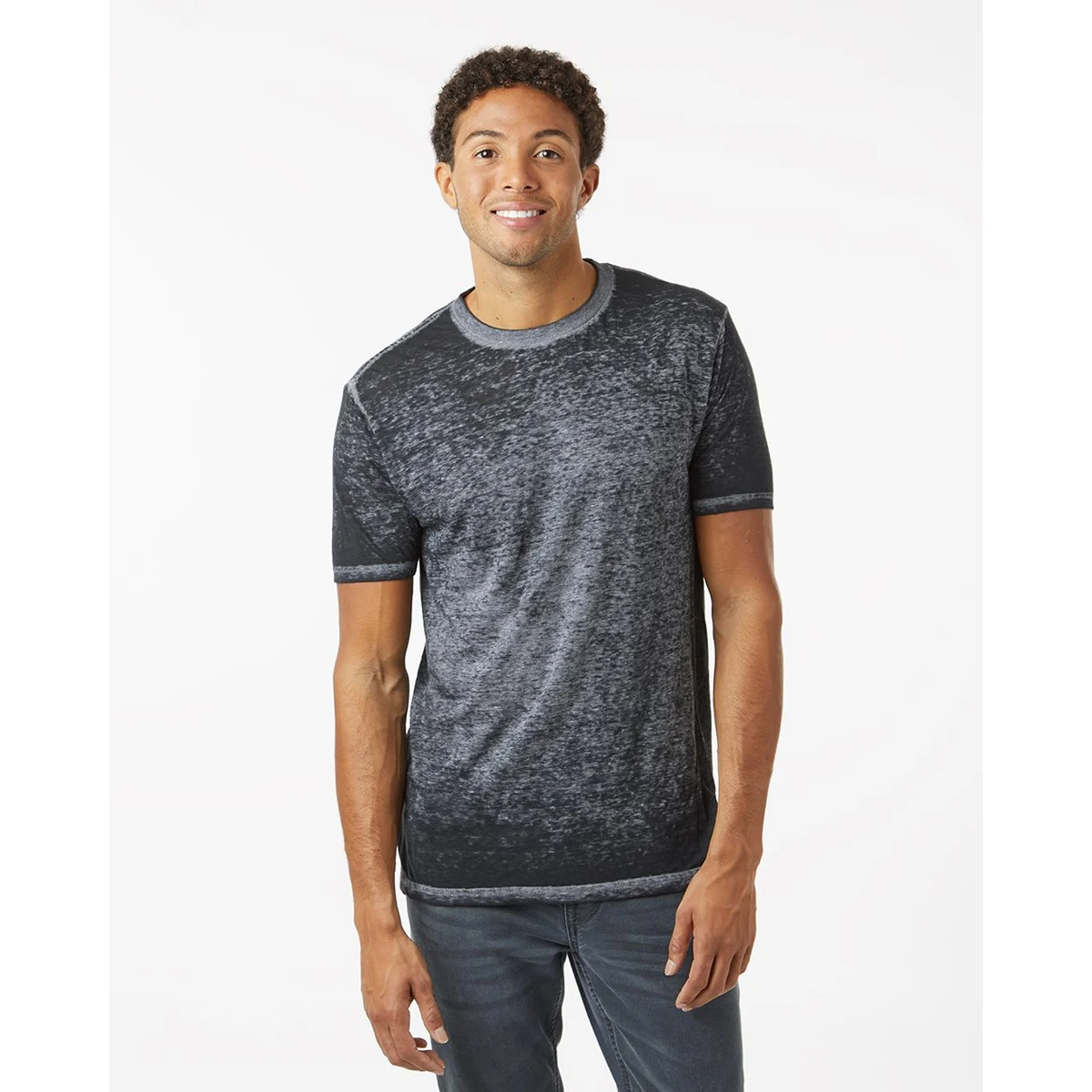 Unisex Acid Wash Burnout T-Shirt - 1350 1