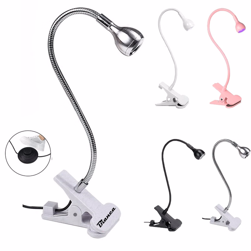 Clip-On UV Gooseneck Nail Dryer Light
