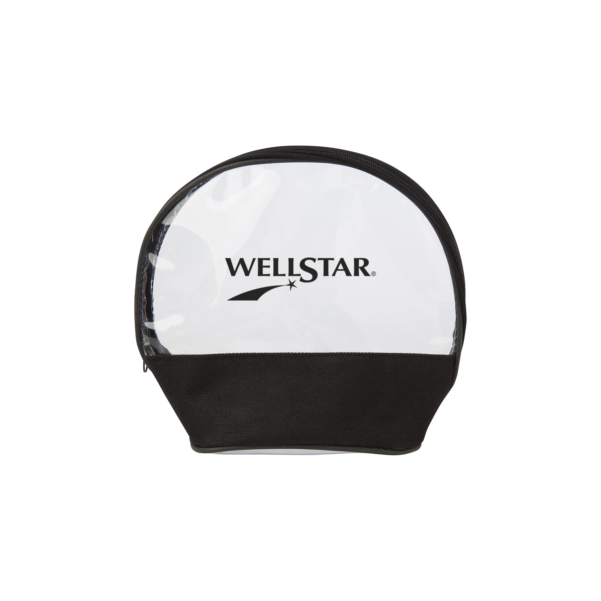 Clear Circular Amenity Bag 1
