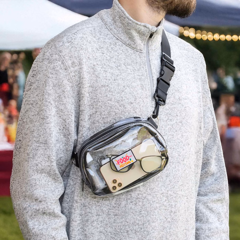 Clear Crossbody Sports Pack