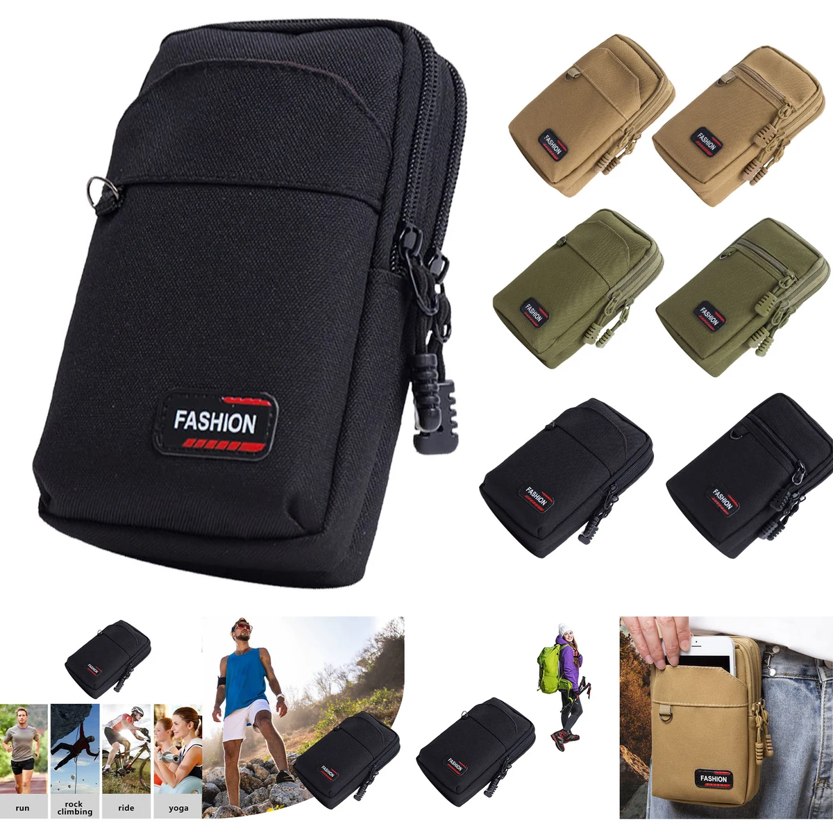 Sports Workout Waterproof Waist Bag 1