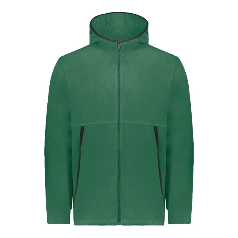 Augusta Sportswear Unisex Eco Revive™ Polar Fleece Hooded Full-Zip Jacket - 6858 1
