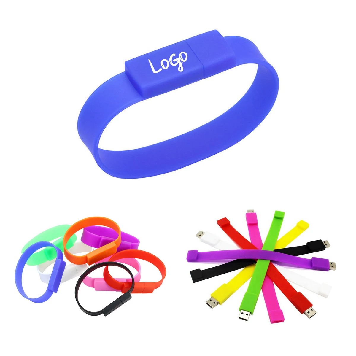4 GB Silicone Wristband USB Flash Drive 1