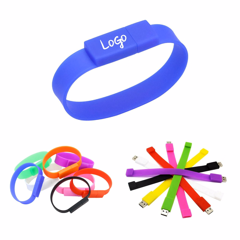 4 GB Silicone Wristband USB Flash Drive