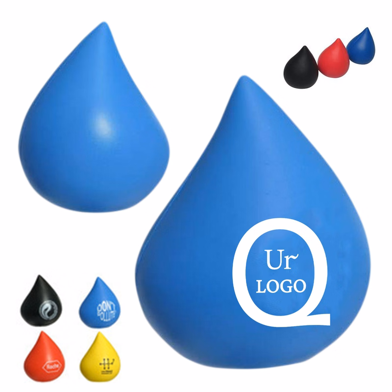 Water Drop Pu Stress-Relieving Ball