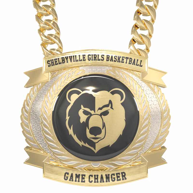 Express Vibraprint® Dual Plated Champ Chain w/ Premium Chain
