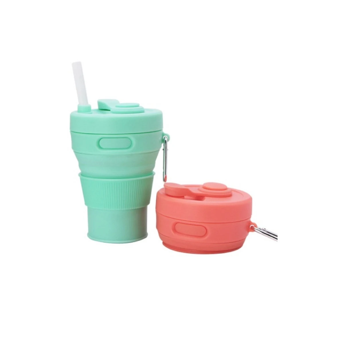 15 OZ Collapsible Reusable Silicone Coffee Mug 1