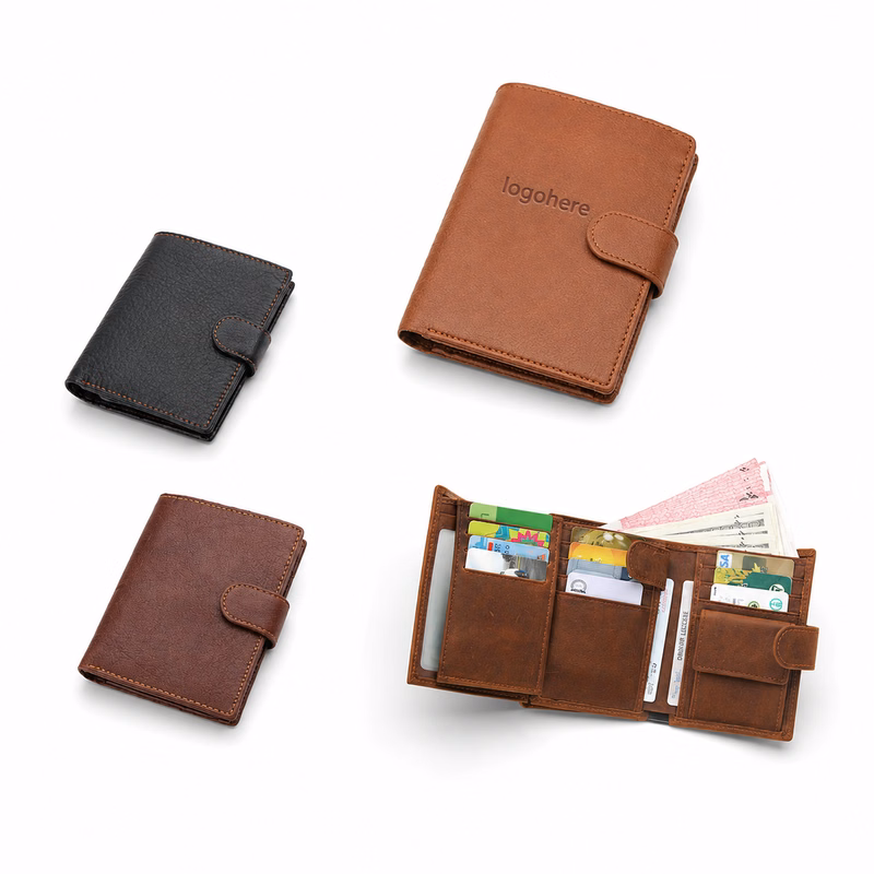 MOQ 2 Slim Leather Wallet