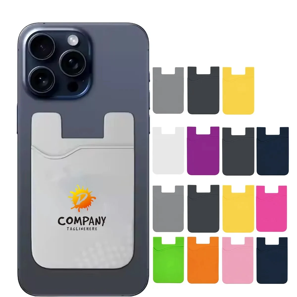 Silicone Card Holder Phone Pocket 1