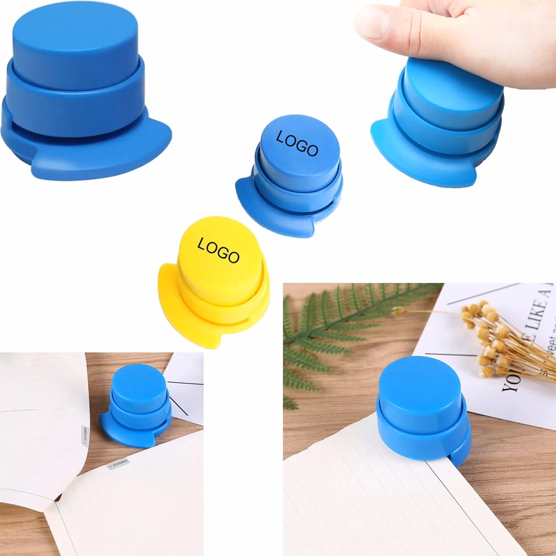 Mini Portable Circular Office Staple-Free Stapler