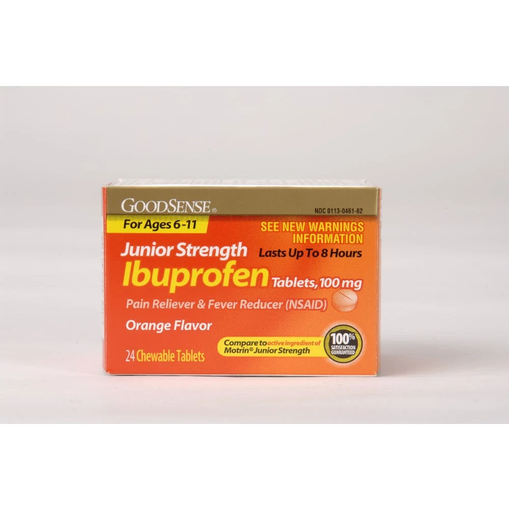 Children's Ibuprofen Tablets - Orange 100mg 24/Bottle 1