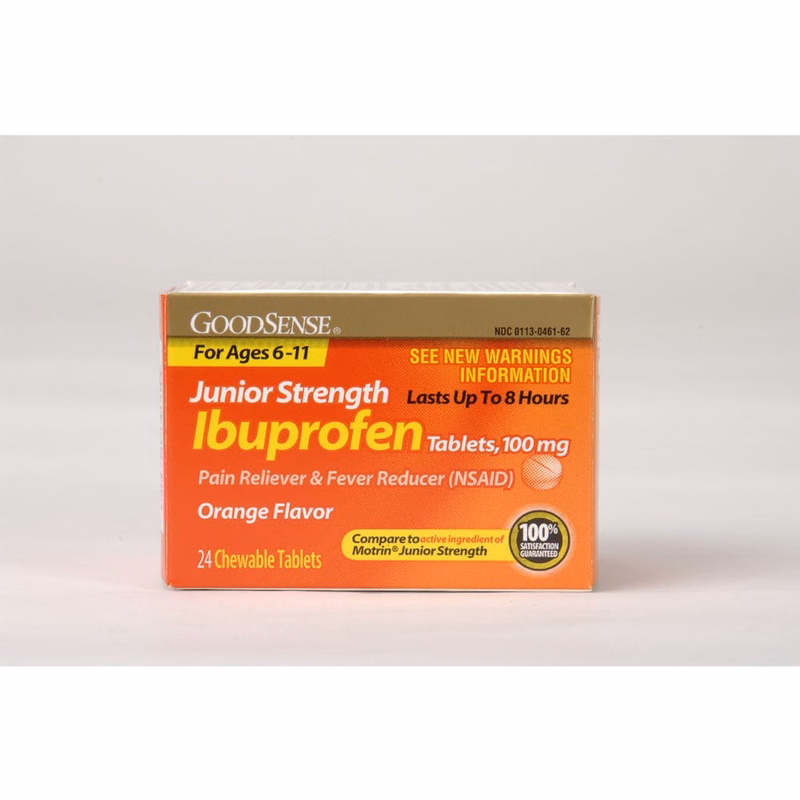 Children's Ibuprofen Tablets - Orange 100mg 24/Bottle