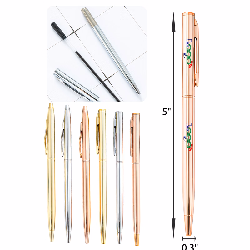 Durable Clip Metal Ballpoint Pen