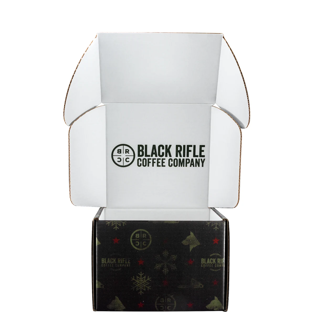 Mailing Box B-Flute 8.000" x 8.000" x 6.000" Group E - 384 sq in White Digital Print 1