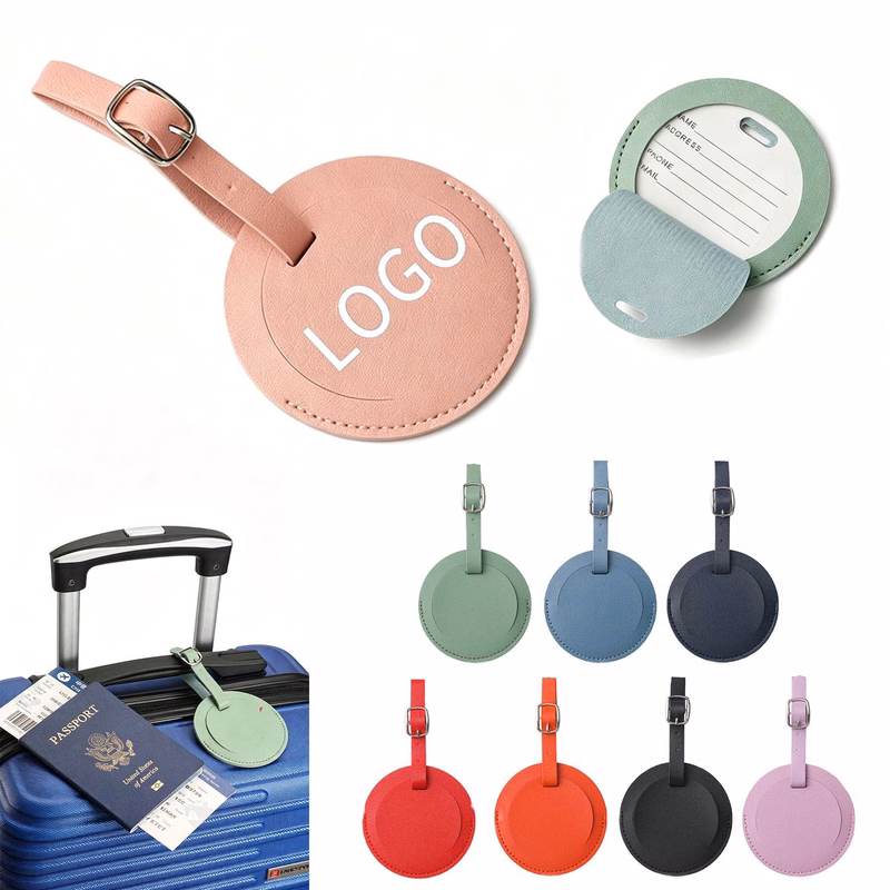 PU Round Suitcase Identifier