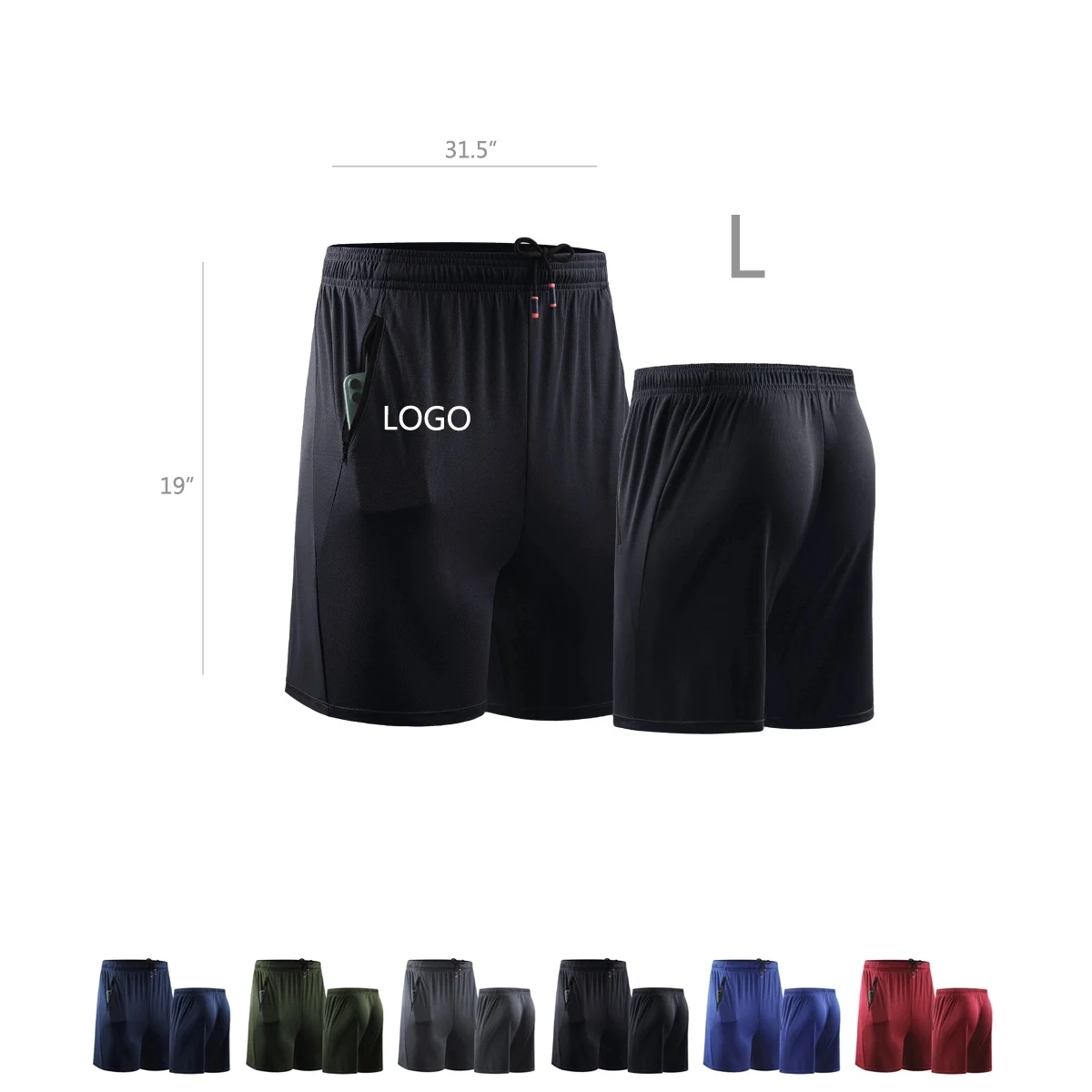 Men's Running Shorts With Pocket 1