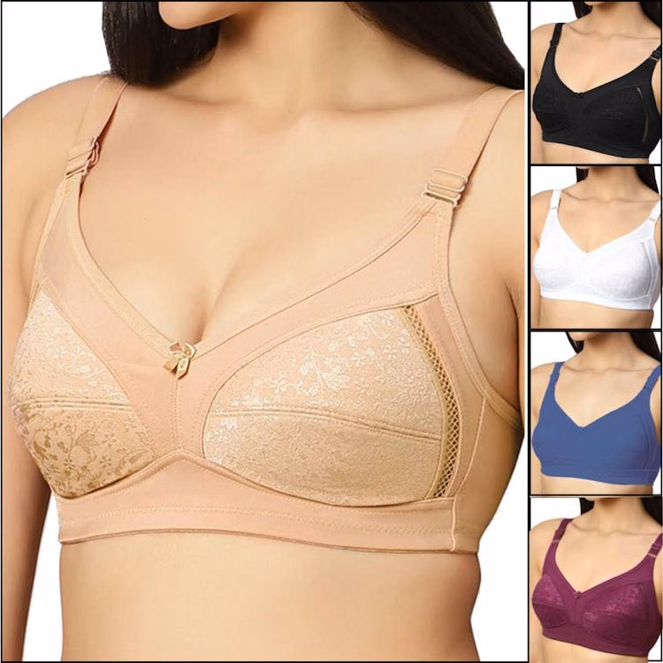 Assorted Ladies Wire-Free Non-Padded Minimizer Bra