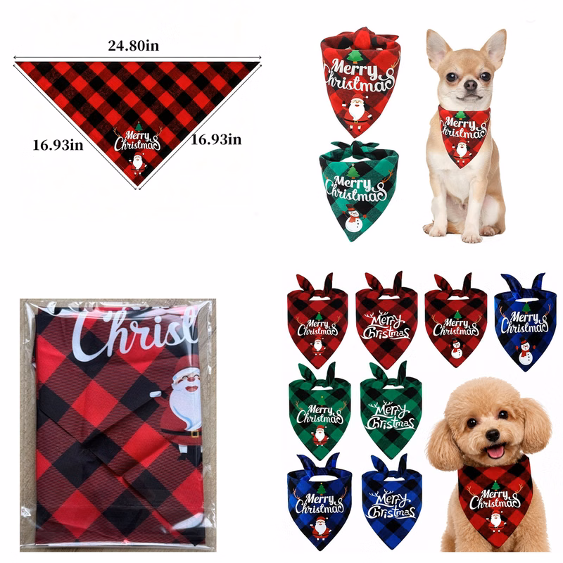 Pet Triangle Printed Bandana