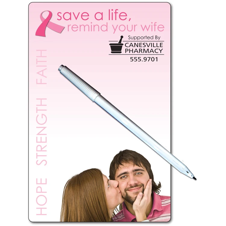 Awareness Mini Memo Board - 5.25x8.5 Laminated - 14 pt. 1