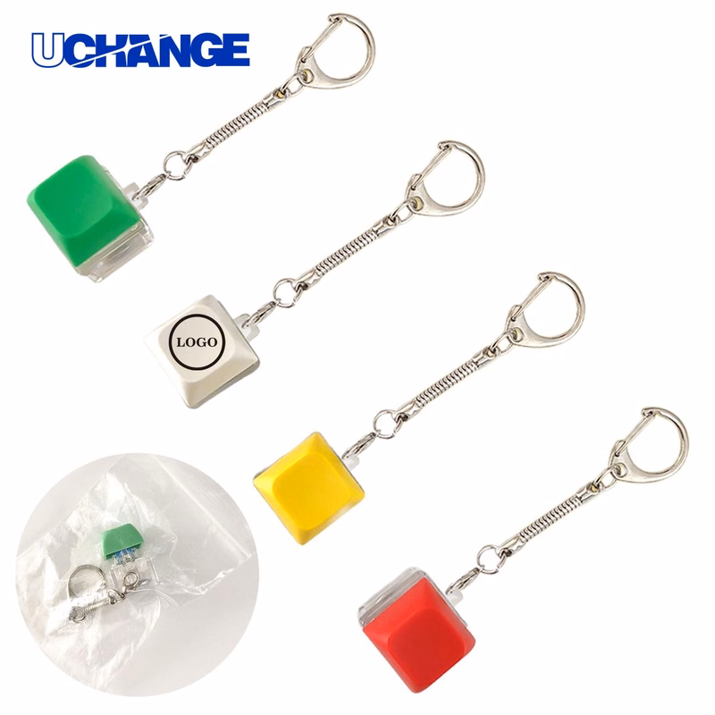 Push Button Fidget Keychain