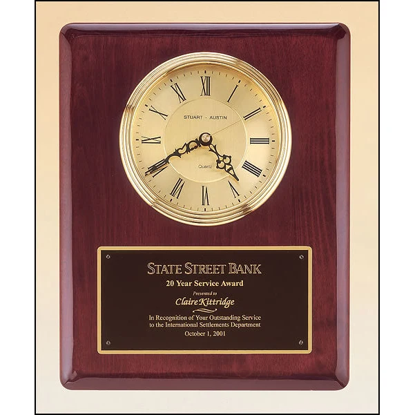 Rosewood Wall Clock 1