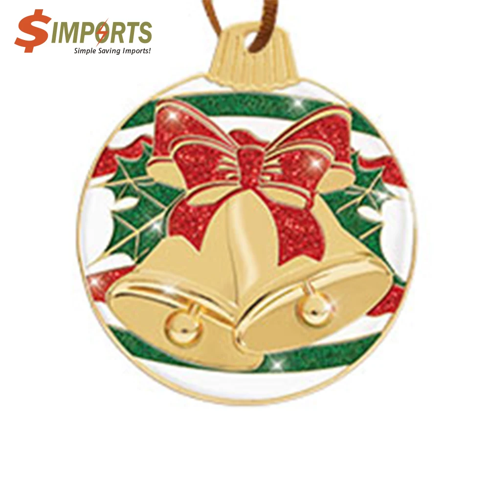 Brass Imitation Cloisonné Medal (Simports) 1