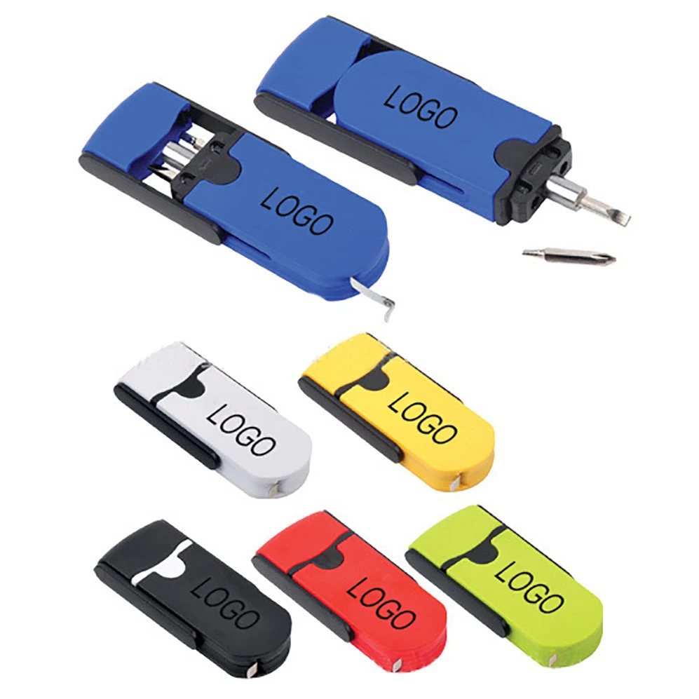 3-in-1 Mini Screwdriver Tool Set with Tape Measure in Case 1
