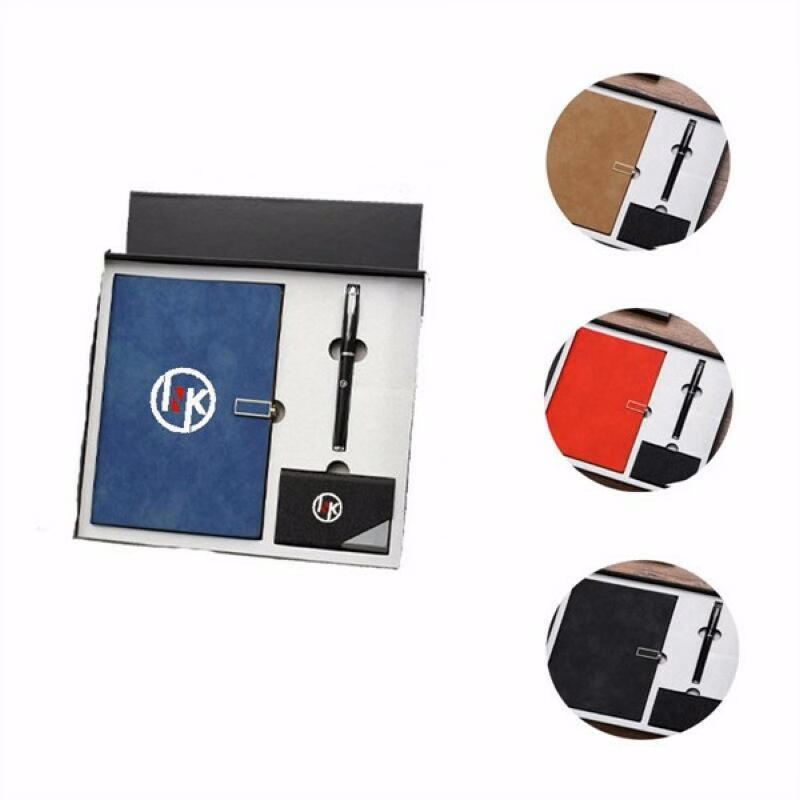 Business Gift Set With Notebook & Card Holder & Ballpen