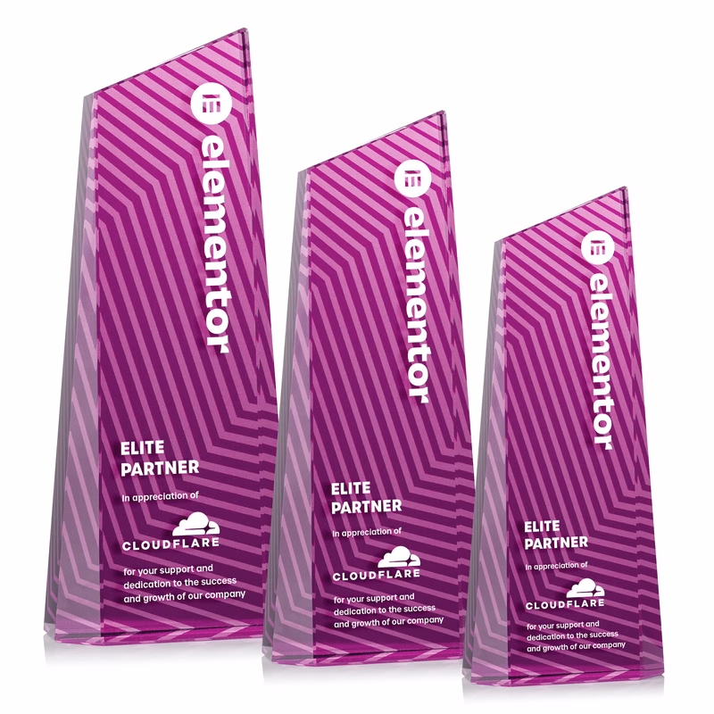 Hallandale VividPrint™ Award - Pink