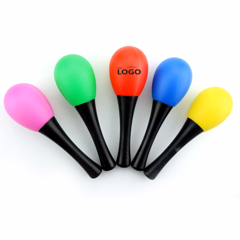 Plastic Egg Maracas Handle