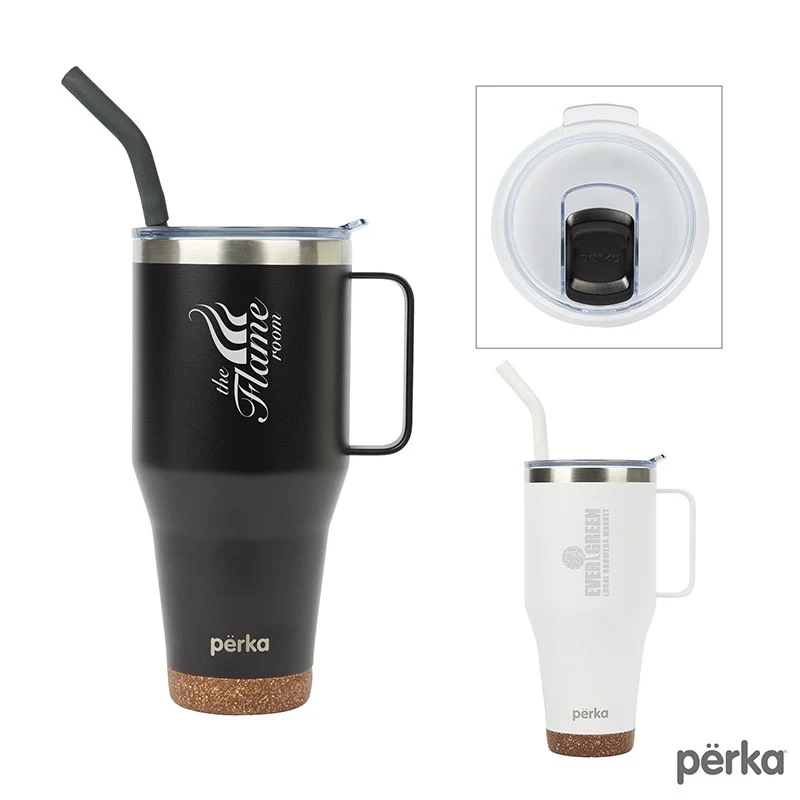 Perka® Hartford 40 oz. Double Wall, Stainless Steel Travel Mug 1